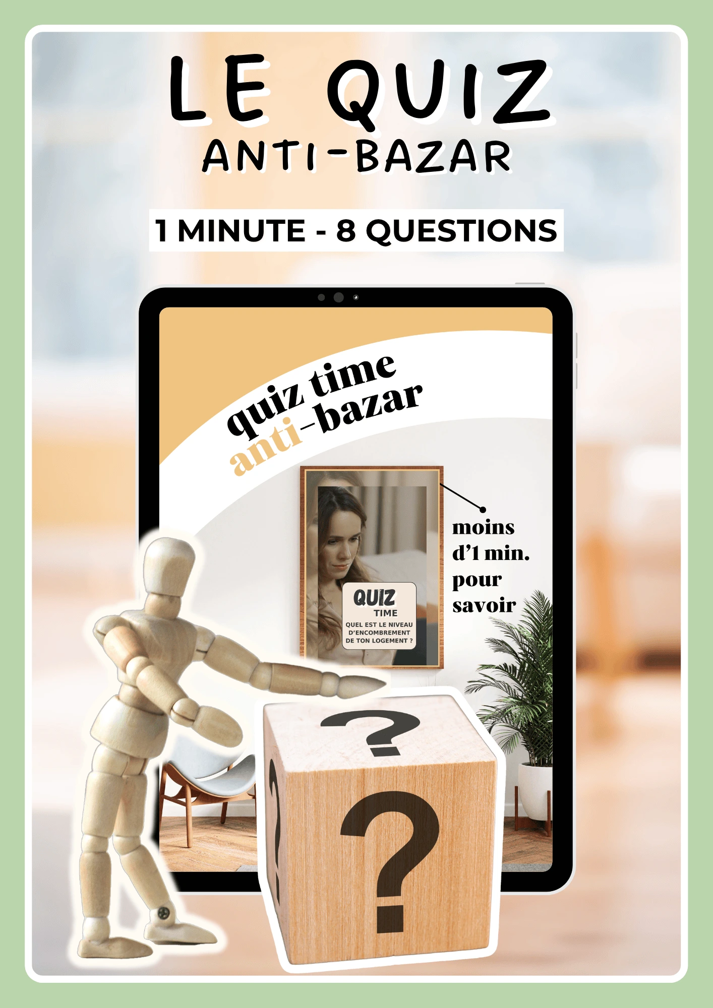 Le quiz anti-bazar 1 minutes - 8 questions, quiz time anti-bazar, moins d'une minute pour savoir.